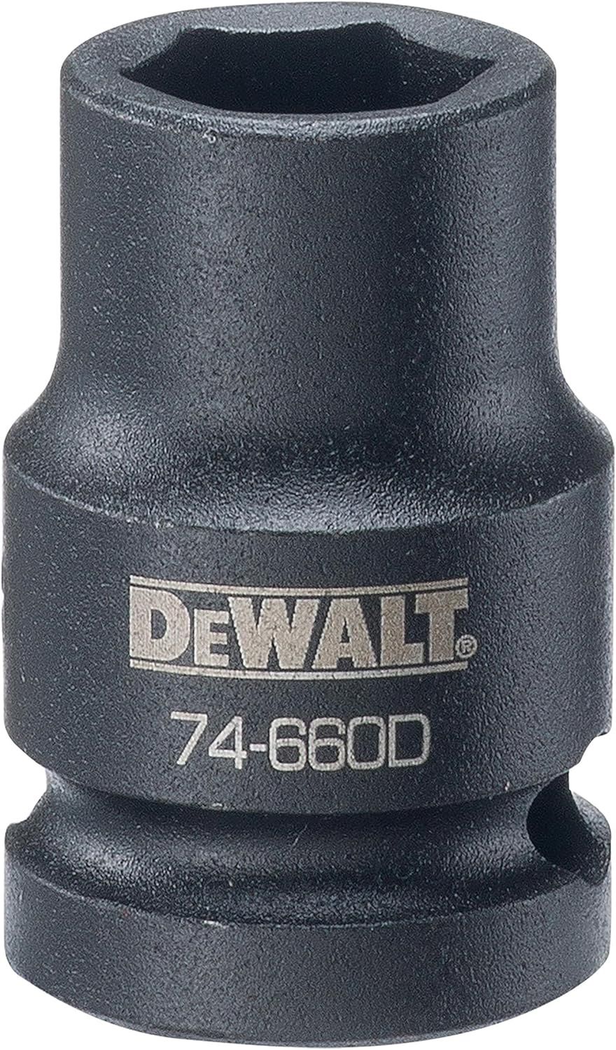 DEWALT DWMT74659OSP 6 Point 1/2&quot; Drive Deep Impact Socket 1-1/8&quot; SAE