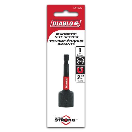 Diablo 1/2 in. x 2 9/16 in. Magnetic Nut Setter