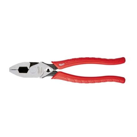 Milwaukee Tool 9-inch High Leverage Linesman Pliers with Wire Cutter and Integrated Crimper 48-22-6100