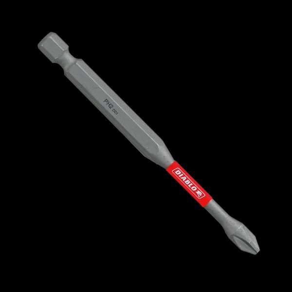 Diablo 3-1/2&quot; #2 Phillips Drive Bit 2-pack