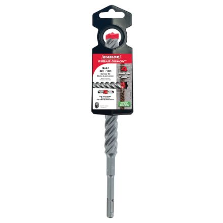Diablo Rebar Demon 3/4 in. x 8 in. x 10 in. SDS-Plus 4-Cutter Full Carbide Head Hammer Drill Bit for Concrete/Rebar Drilling