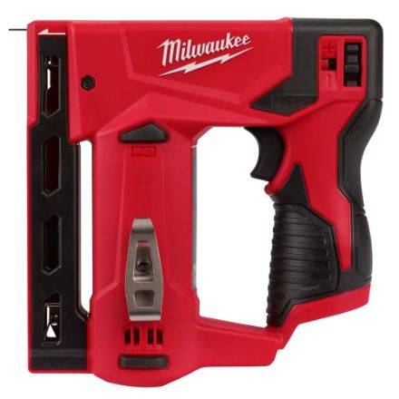 Milwaukee Tool M12 12V Lithium-Ion Cordless 3/8 -inch Crown Stapler (Tool-Only)