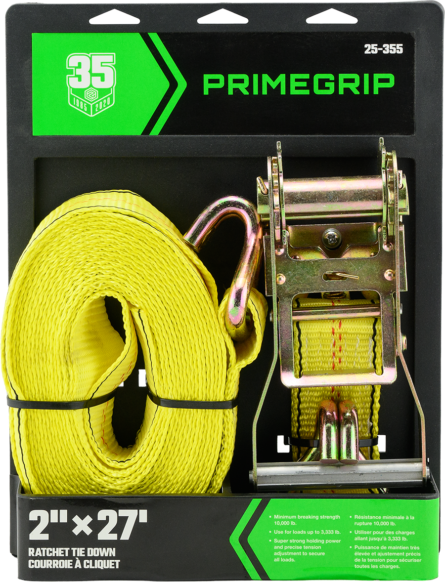Primegrip 2&quot; x 27&#39; Ratchet Tie Down