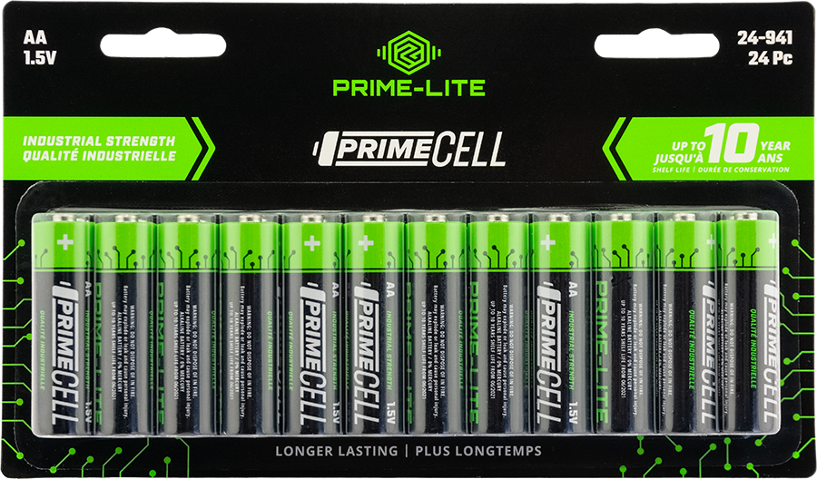 PRIMEGRIP AA Batteries - 24 Pack
