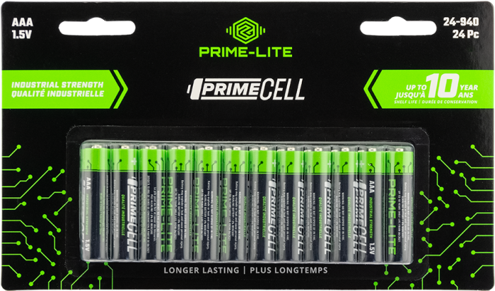 PRIMEGRIP 1.5V AAA Batteries - 24 Pack