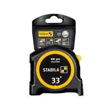 Stabila 33&#39;  Heavy Duty Pocket Tape Measure BM 300-imperial scale