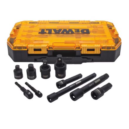 DEWALT 3/8-inch &amp; 1/2-inch Drive Impact Accessory Set (10 Piece)