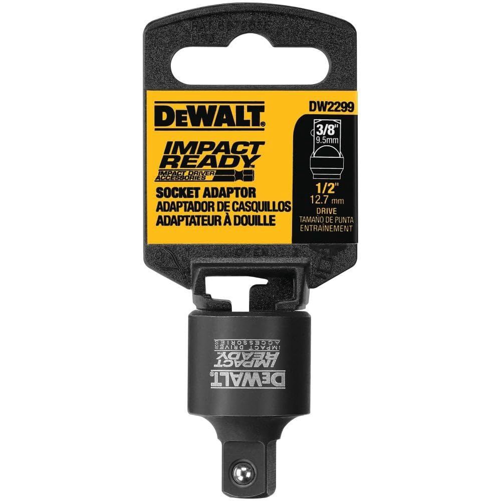DEWALT DW2299 ADAPTOR 1/2&quot; SQ ANVIL to 3/8&quot; SQ ANVIL