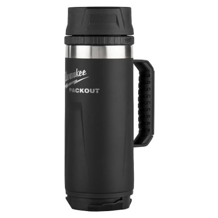 Milwaukee Tool PACKOUT Black 18oz Insulated Mug with Sip Lid