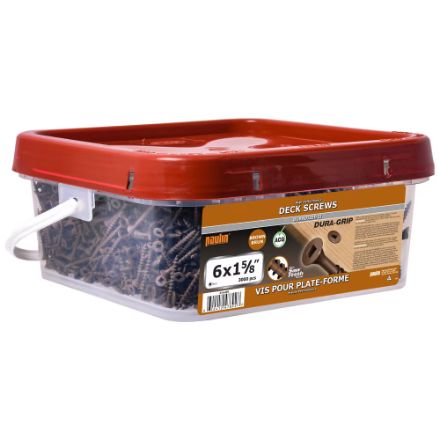 6 x 1 5/8 Deck Screws (3000pcs)