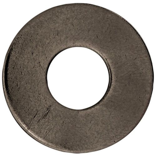 1/4&quot; Flat Washers Steel Bare Metal 100 Pcs
