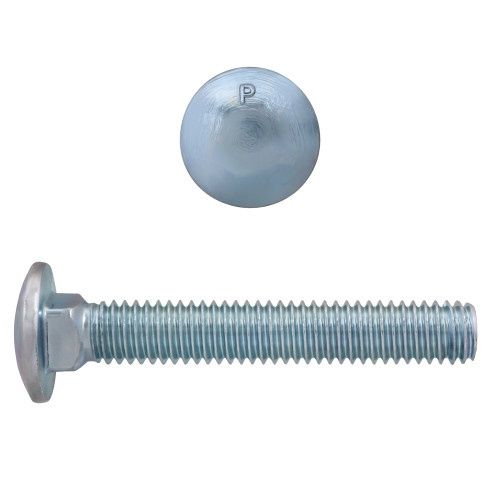 3/8"-16 x 2-1/2" Carriage Bolts Zinc Grade 2 UNC FT 350 Pcs