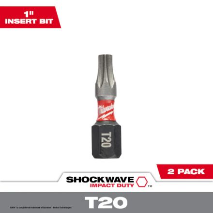 48-32-4414 2PK 1IN INSERT BIT T20