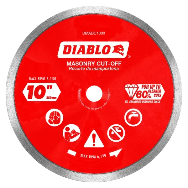 DMADS0450 4-1/2 in. Diamond Segmented Cut-Off Discs for Masonry