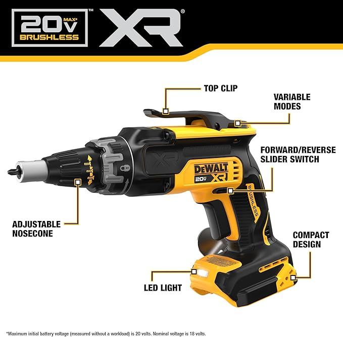 DCF630B 20V MAX COMPACT SCREWGUN