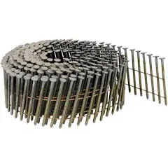 B209915D 2"x .099 15D Screw Coil Nails,Brite-9M