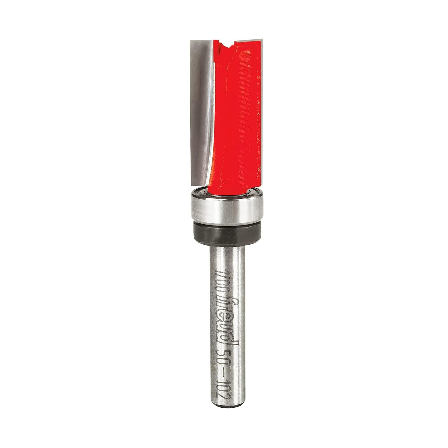 42-104 Carbide Router Bit - 1/2" x 1" Bottom Bearing Flush Trim Bit (1/4" Shank)