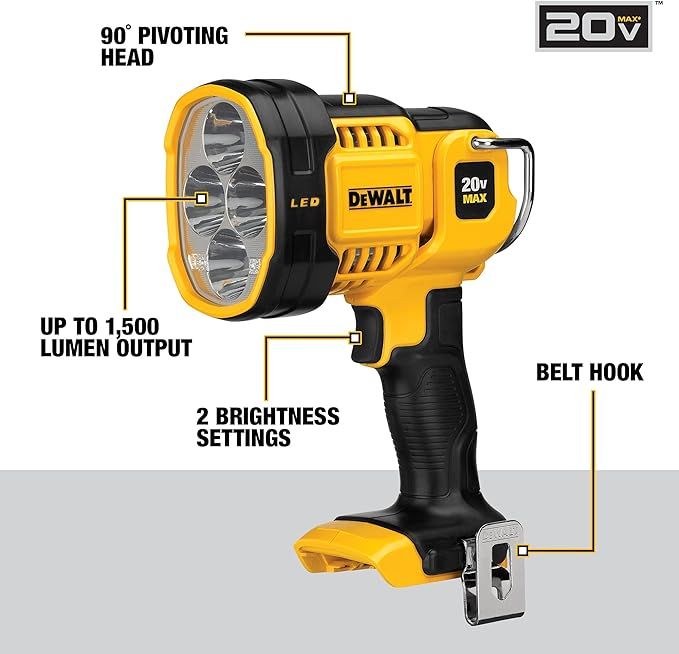 DCL043 20V MAX SPOT LIGHT