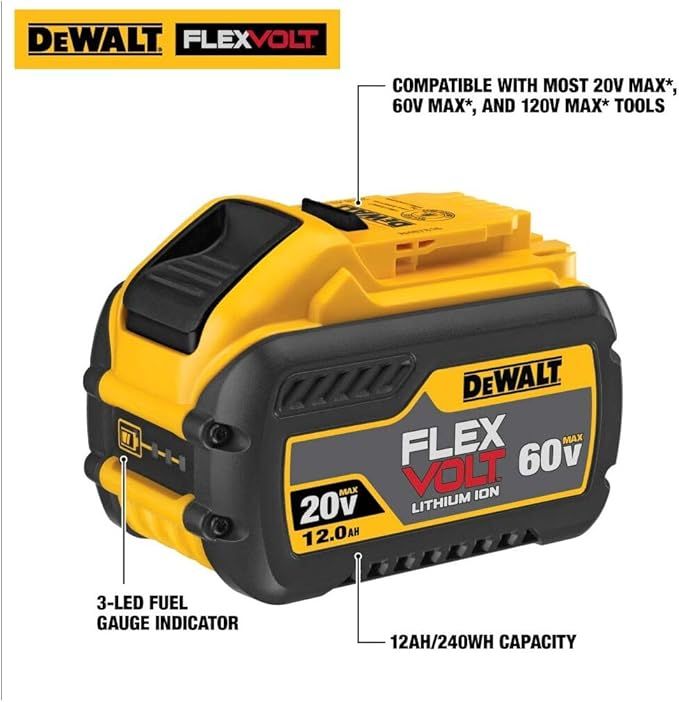 dcb609 Dewalt 20v/60v Max 9AH battery