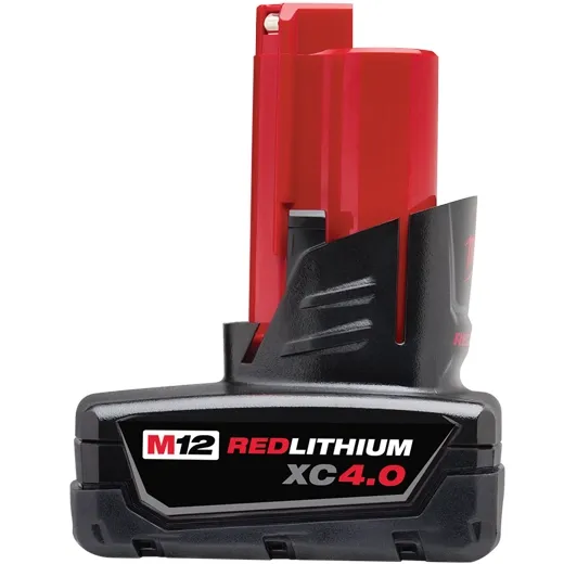 48-11-2440 Milwaukee M12 REDLITHIUM XC 4.0 Ah Extended Capacity Battery Pack