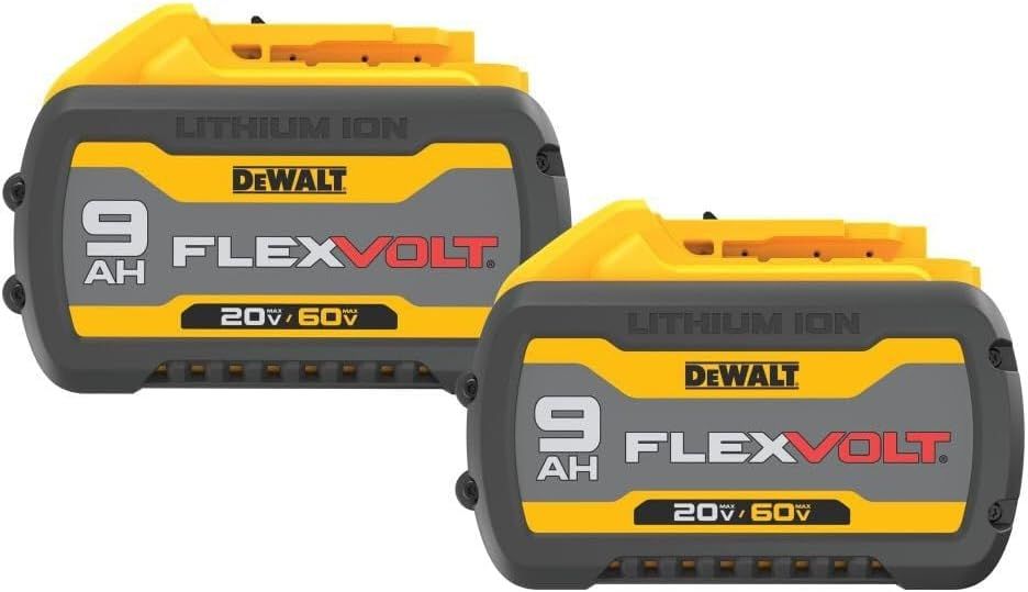 DCB609-2 DEWALT 20V /60V MAX FLEXVOLT Lithium-Ion Battery Pack 9Ah (2-Pack)