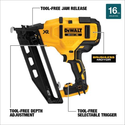 DCN660B Dewalt 16 GA Angled Finish Nailer