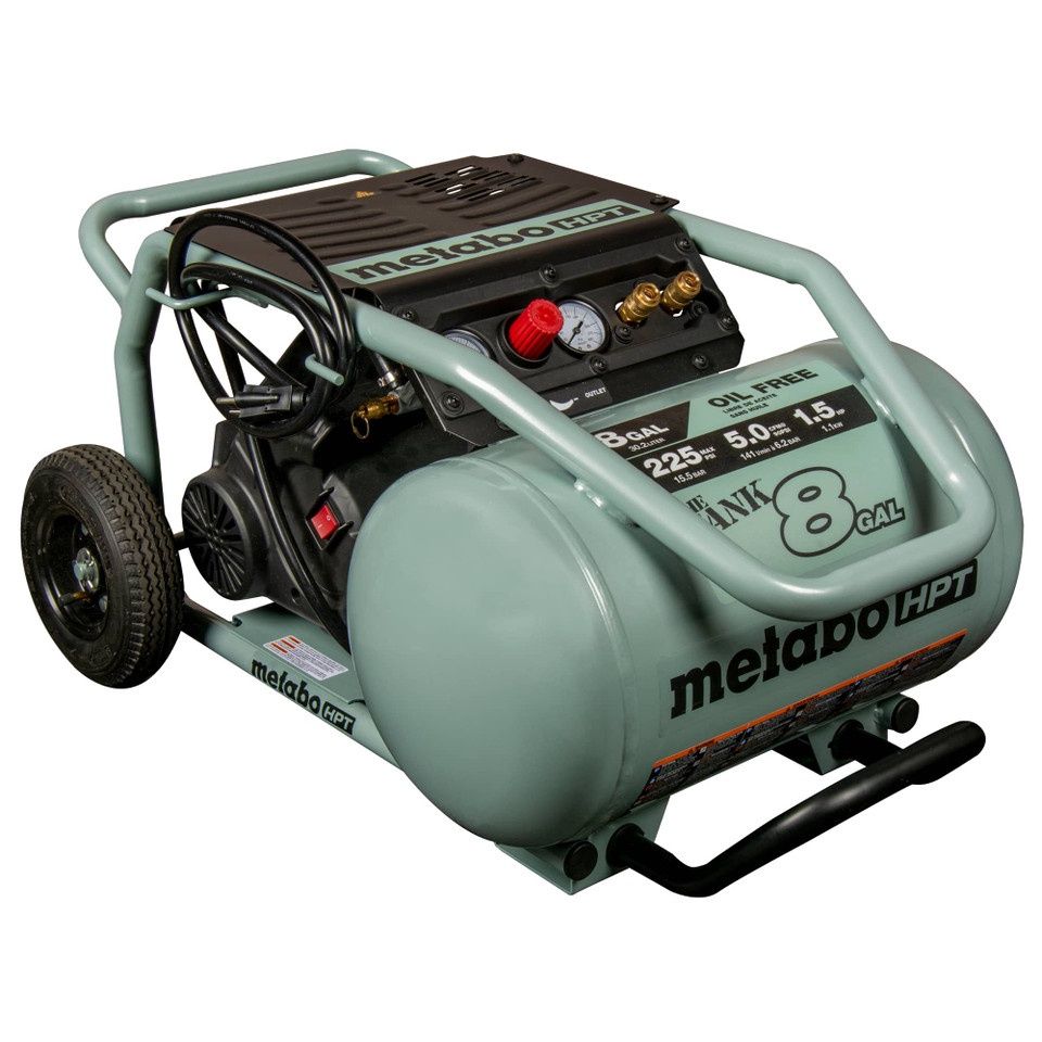 EC1315SM Metabo 8 Gal 225PSI Trolly Air Compressor