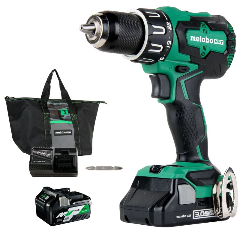 DV18DBFL2 1/2-in 18-volt Variable Speed Brushless Cordless Hammer Drill Kit