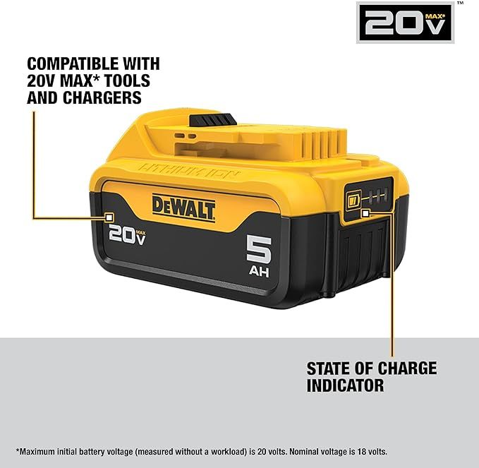 DCB205C + DCF850B Dewalt Battery Charger and Impacct Driver combo.