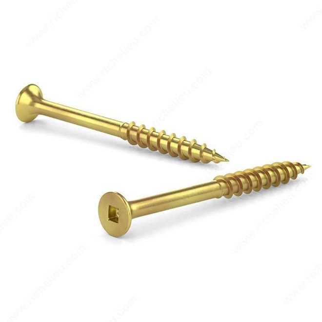 VR 8x3 Square Wooden  Countersunk Screw With Yellow Zinc (2000 pcs)