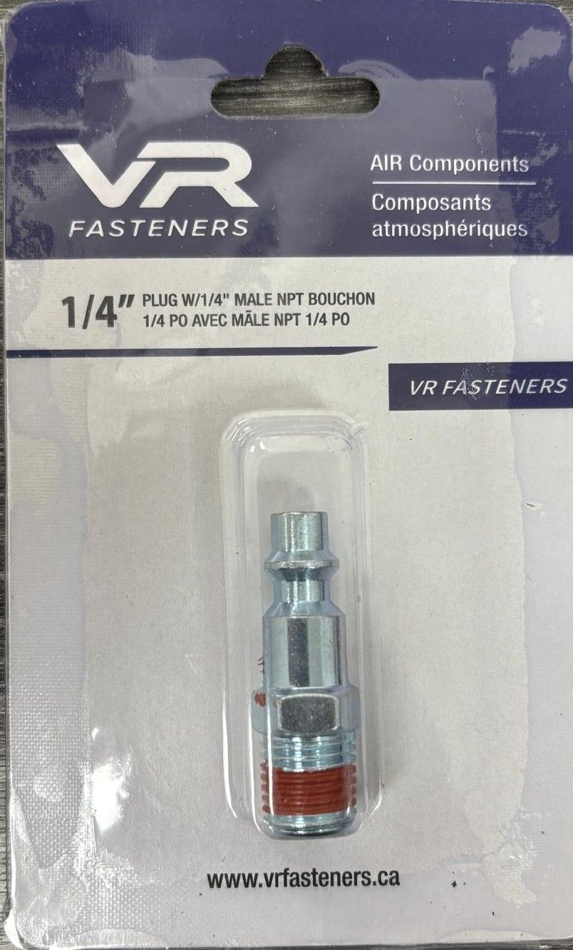 1/4" PLUG W/ 1/4" MALE NPT BOUCHON