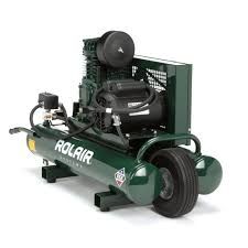 MDLC5715K17-0088 ROLAIR 1.5HP 9-GALLON ELECTRIC COMPRESSOR W/38RG INSTALLED W/DUAL CONTROL W/CSA KIT