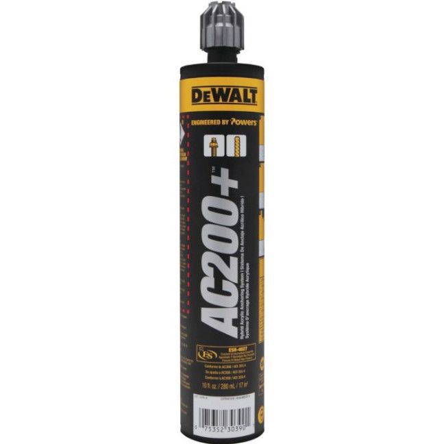 Powers PFC1271050 AC200+ Acrylic Injection Adhesive Anchoring System