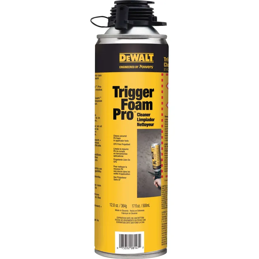 Dewalt 08147-PWR TriggerFoam Pro Cleaner, 17 oz.