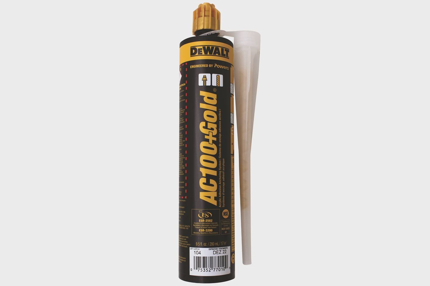 DeWalt 08494-PWR AC100+ Gold 28 Oz. Standard Manual Tool