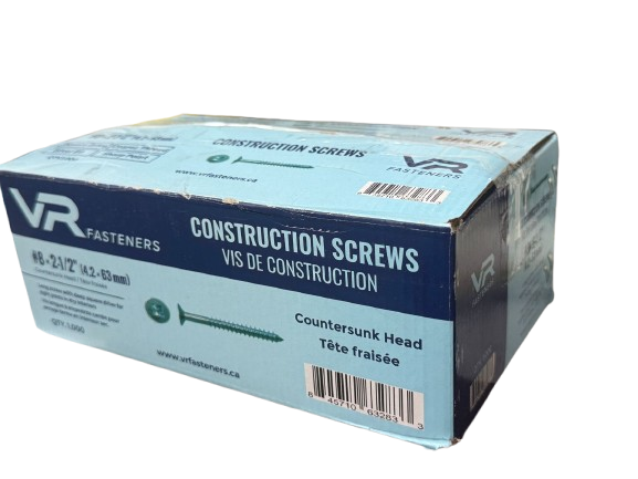 #8X2-1/2 (4.2X63MM) Long Screws With Deep Square Drive -1M