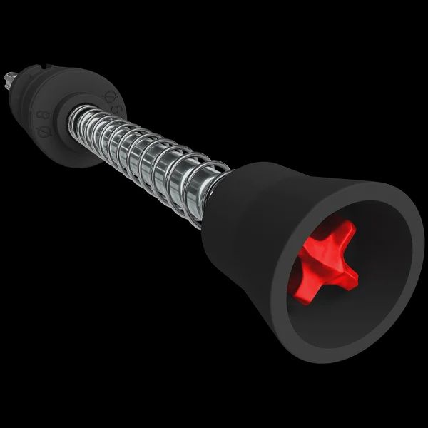 3/8" x 4" x 9" AMPED Rebar Demon SDS-Plus 4-Cutter Full Carbide Head Dust Extraction Hammer Drill Bit