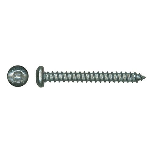 8 x 3" Pan Head Square Drive Metal Screws 18.8 Stainless Steel 100 Pcs
