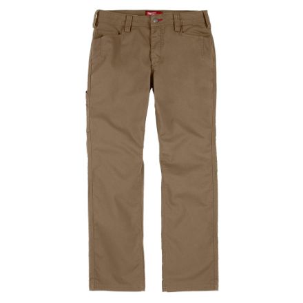 Milwaukee Tool Men's 32-in x 32-in Khaki Core Pants