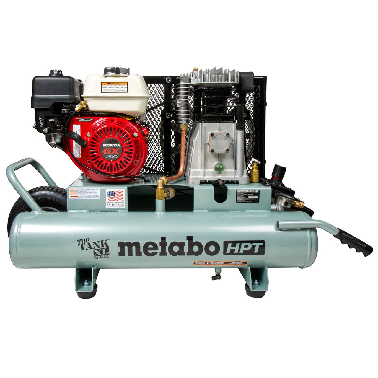 Metabo HPT EC2610EAM - The Tank XL 9 Gallon Gas Wheelbarrow Compressor