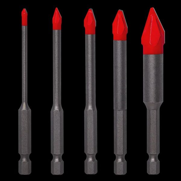 Hard Tile &amp; Stone Carbide Tipped Drill Bit Set (5-pc)