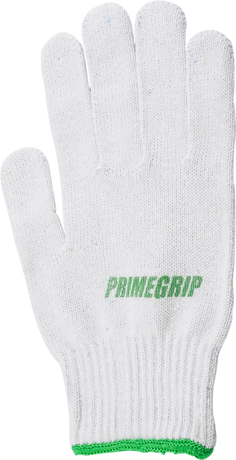 23-922 Cotton Spotted Grip Gloves - Medium - 12/Pac
