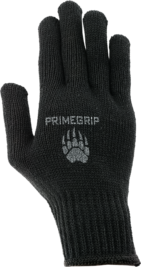 23-920 Black Spotted Grip Gloves - Large - 12 Pack