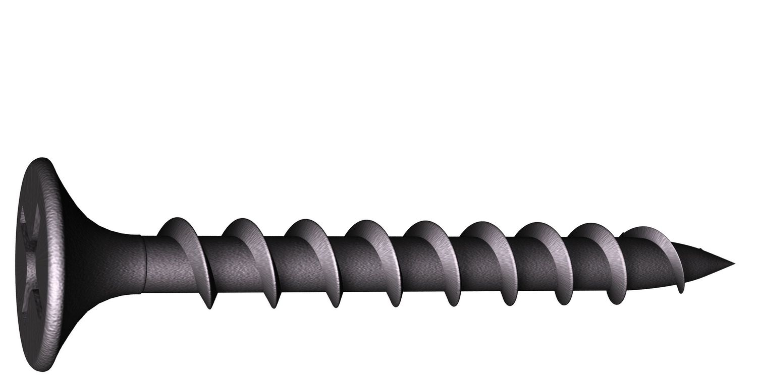 6 x 1-5/8-in Phillips, Bugle Head, Coarse Thread, Phosphate Drywall Screws (Collated)