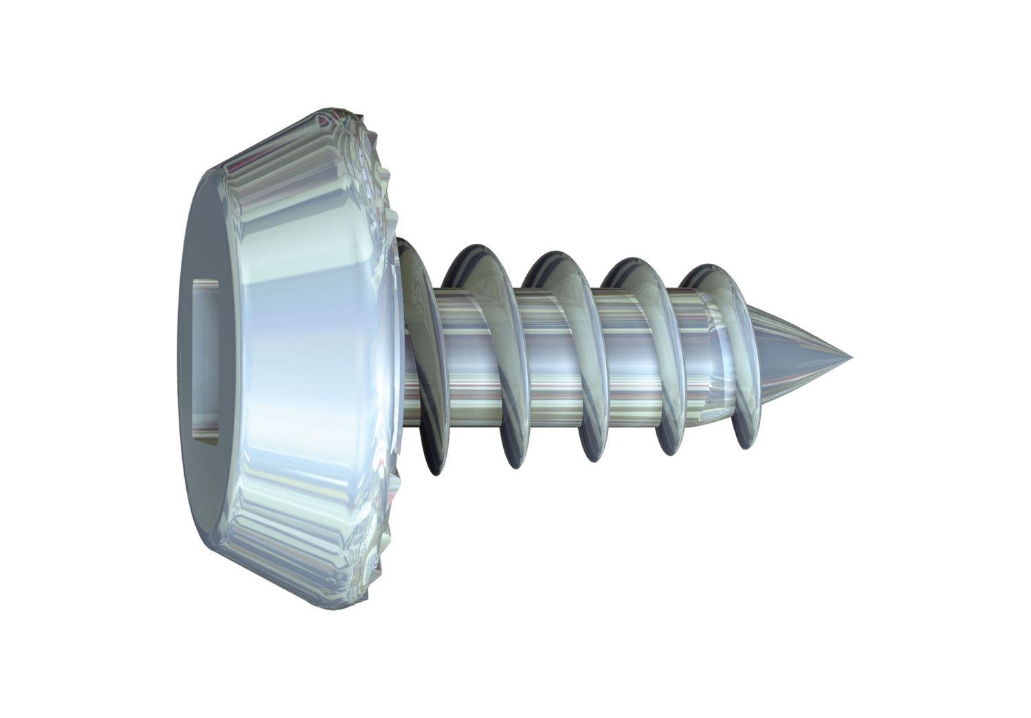 8 x 9/16-in Square, Pan Framing Head, Fine Thread, Streaker Point Clear Zinc Screws (Bulk)