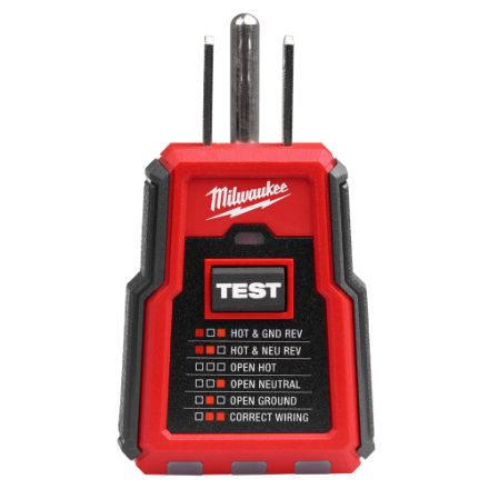 Milwaukee Tool GFCI Receptacle Tester