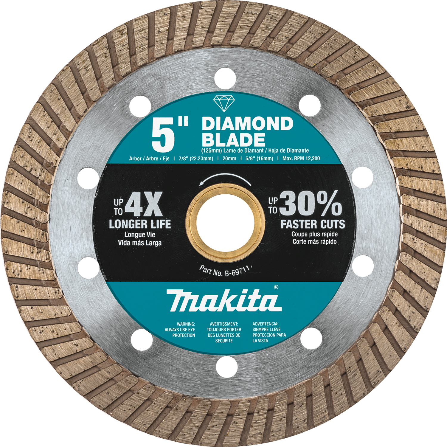 5" Diamond Blade, Turbo, General Purpose
