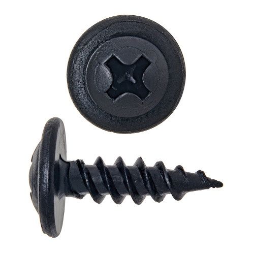 8 x 1-1/4" Wafer Hd Phillips Drive Lath Screws Coarse Phosphate 100 Pcs