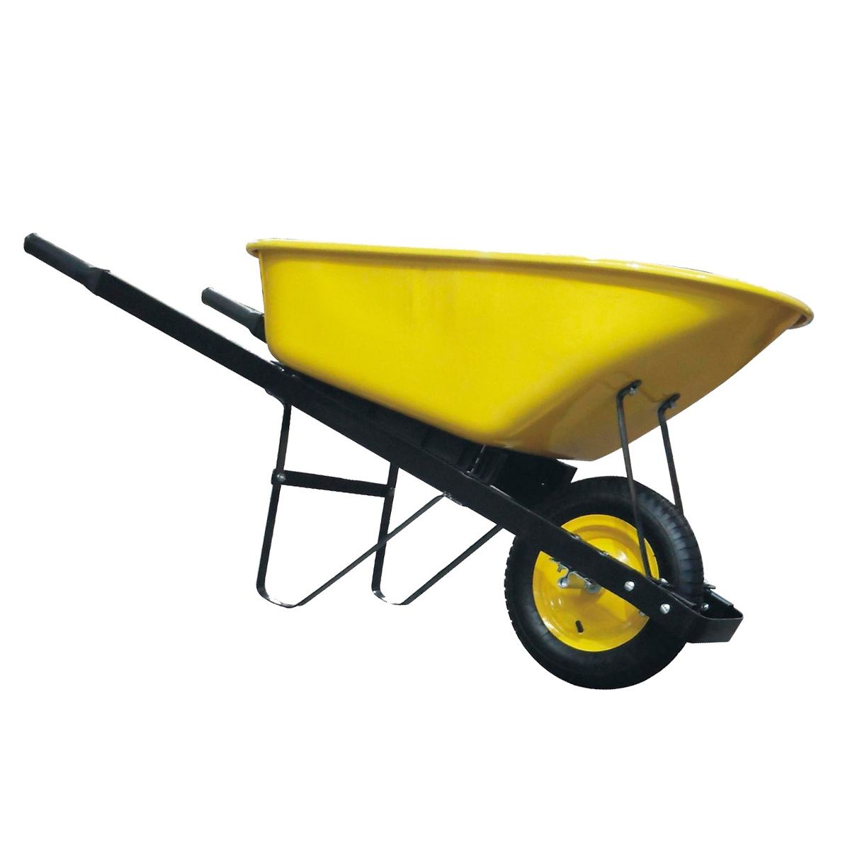 Wheelbarrow 6 cu.ft. Steel Tray Air Tire Steel Handle