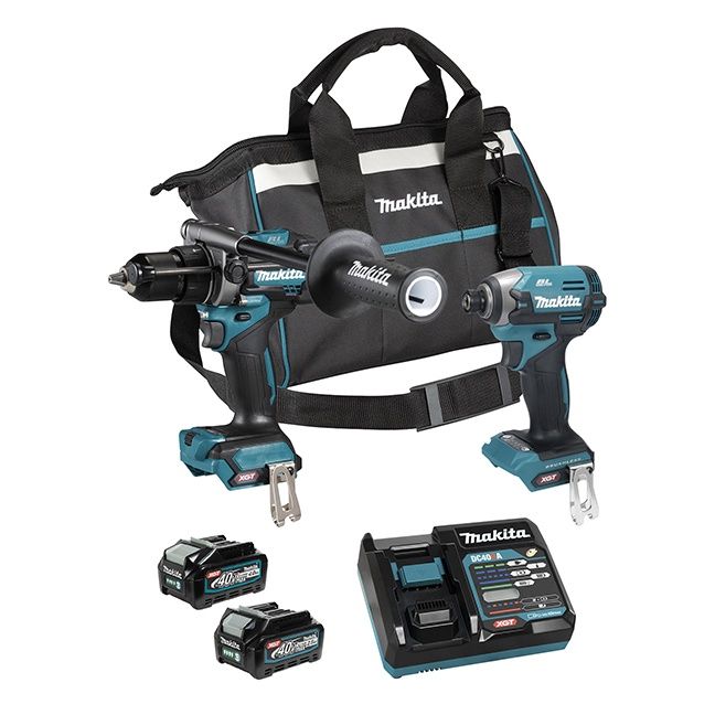 DK0176G207 40Vmax XGT Brushless 2 Tool Combo Kit, 2.5Ah x1 &amp; 4.0Ah x1